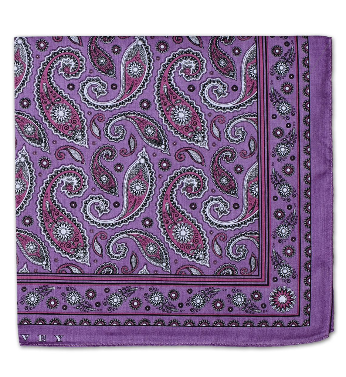 purple handkerchief