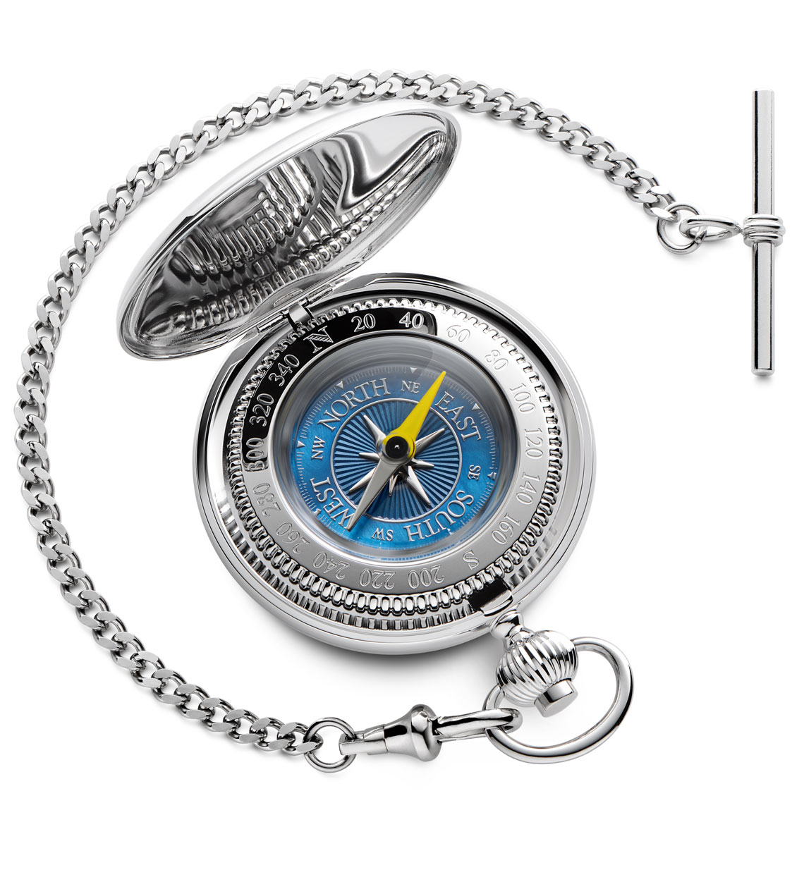 Presentación Reloj de bolsillo | Juego de regalo de brújula | Madre perla